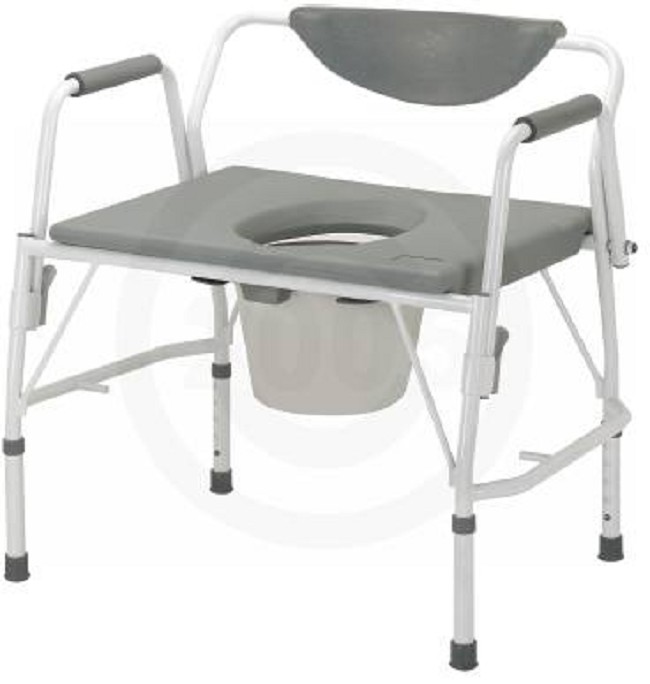 Deluxe Bariatric DropArm Commode FREE Shipping