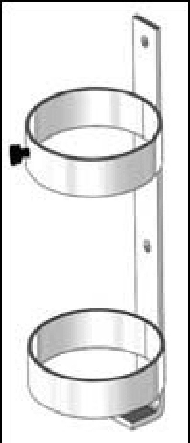 1 DE Oxygen Cylinder Wall Mounted Rack FREE Shipping