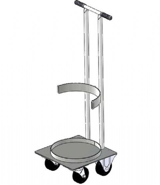 Nitrogen Cylinder Liquid Dewar Cart FREE Shipping