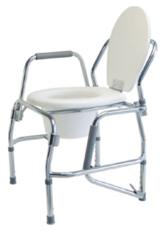lumex drop arm commode