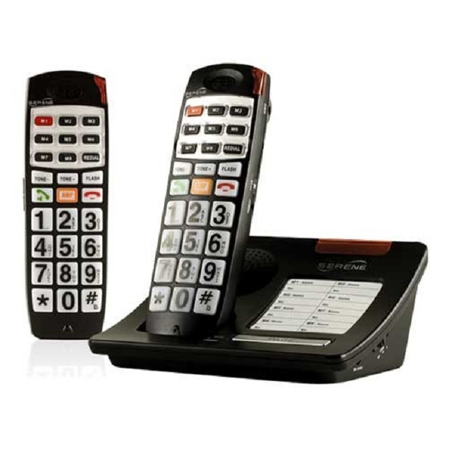 Serene Innovations CL65 Cordless Amplified Phone with Expansion Handset