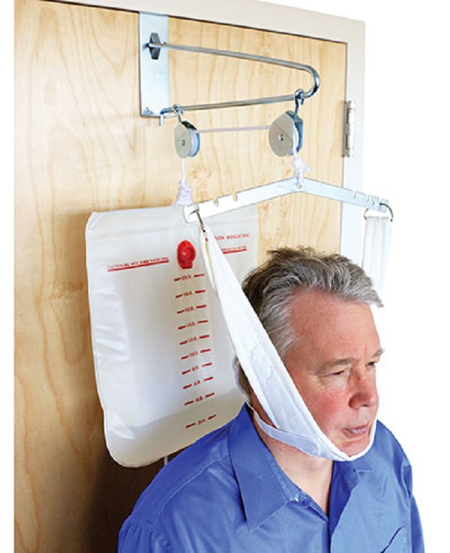 Over The Door Cervical Traction Set With Head Halter