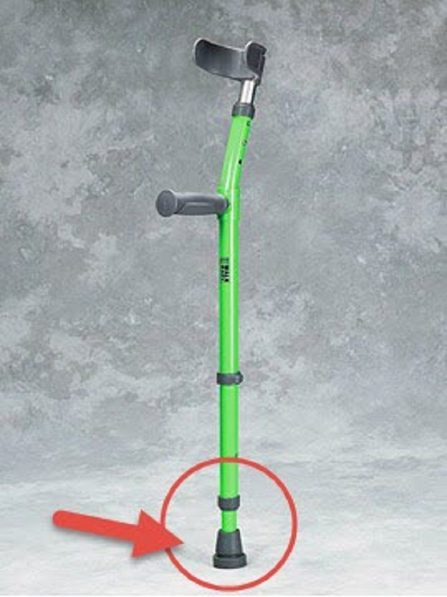 Pediatric Forearm Crutches With Half Cuff