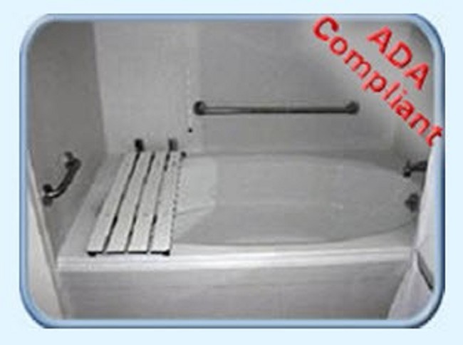 Stainless Steel ADA Compliant Garden Tub Bench