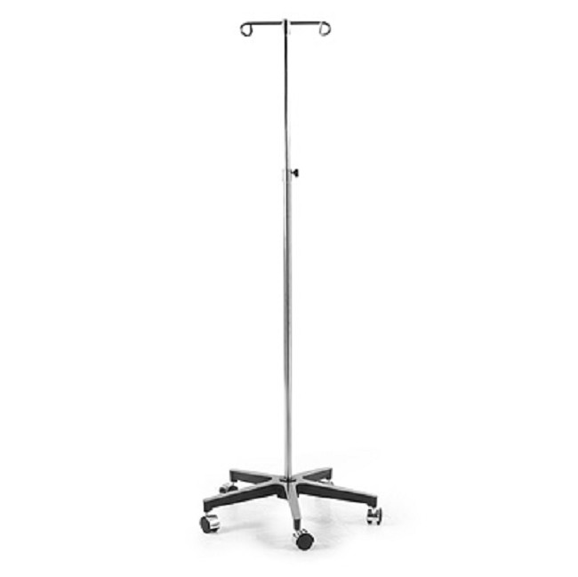 Adjustable Height Mobile IV Stand, Case of 2