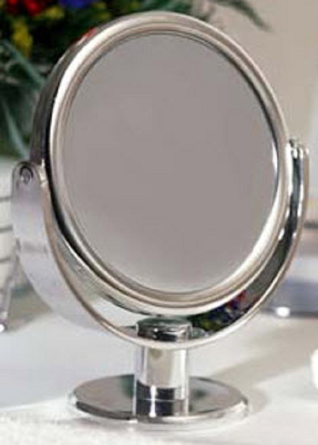 Round Magnifying Stand Mirror FOR SALE FREE Shipping
