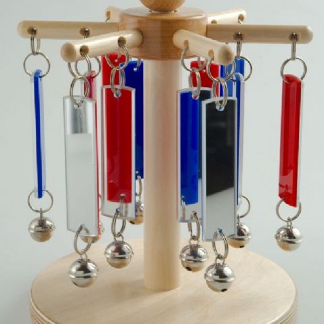 Mirror Chimeabout Spinning Toy for Sensory Stimulation