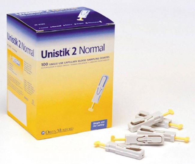 Unistik 2 Safety Lancets ON SALE FREE Shipping