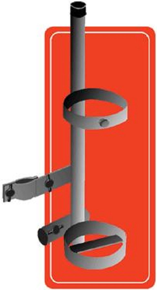 Mada Wheelchair Bracket for D and E Oxygen Cylinder