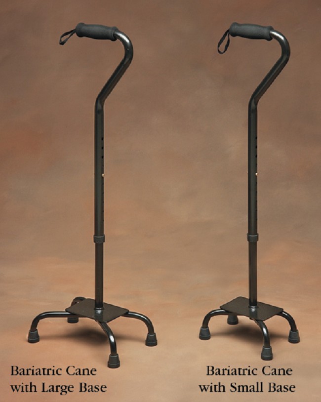 Height Adjustable Bariatric Quad Canes Free Shipping