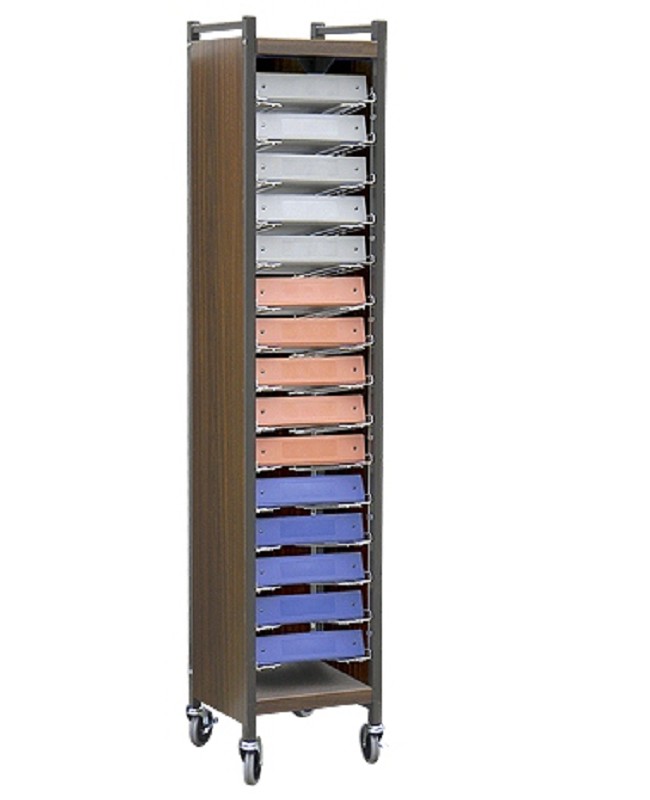 Tall Horizontal Cabinet Style Chart Racks