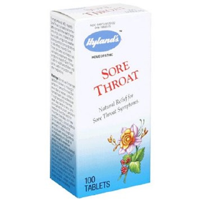 Hyland's Sore Throat Homeopathic Remedy Tablets