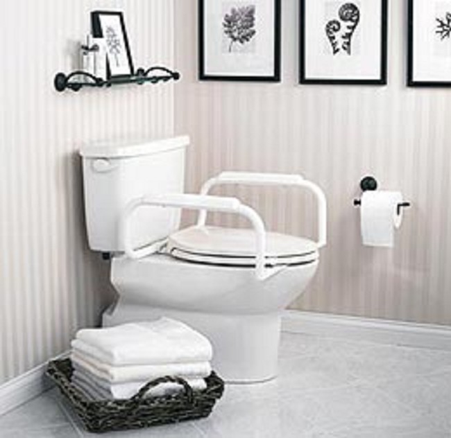 Toilet Seat Safety Rail Support Bars FREE Shipping