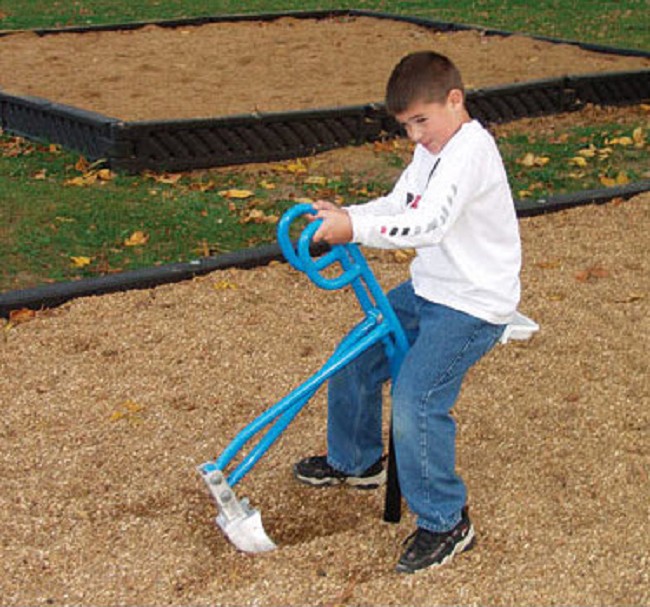sandbox sit on digger