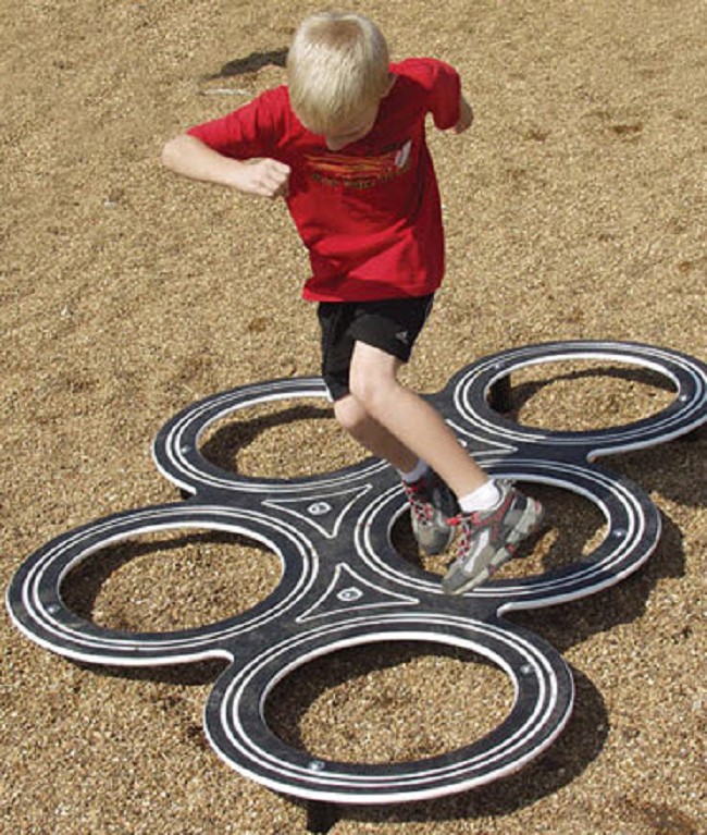 Tire Challenge Playground Equipment