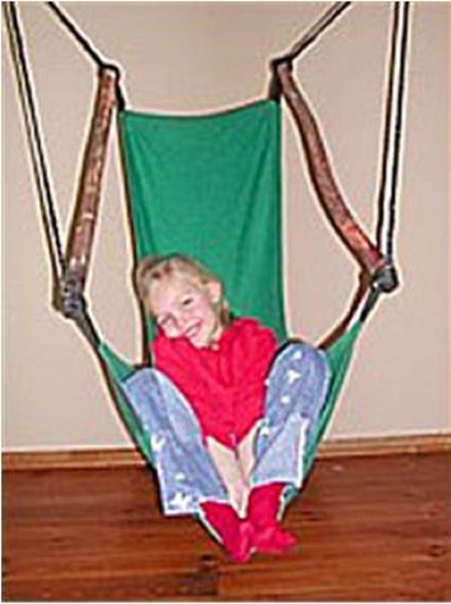 Hanging Canvas Seat Therapy Swing For Take A Swing Frames