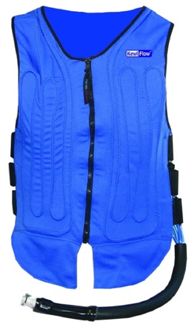 circulatory powered cooling vests