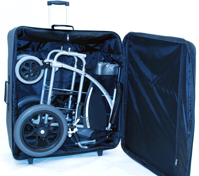 Wheelchair Wear Resistant Travel Bag with Built In Padding