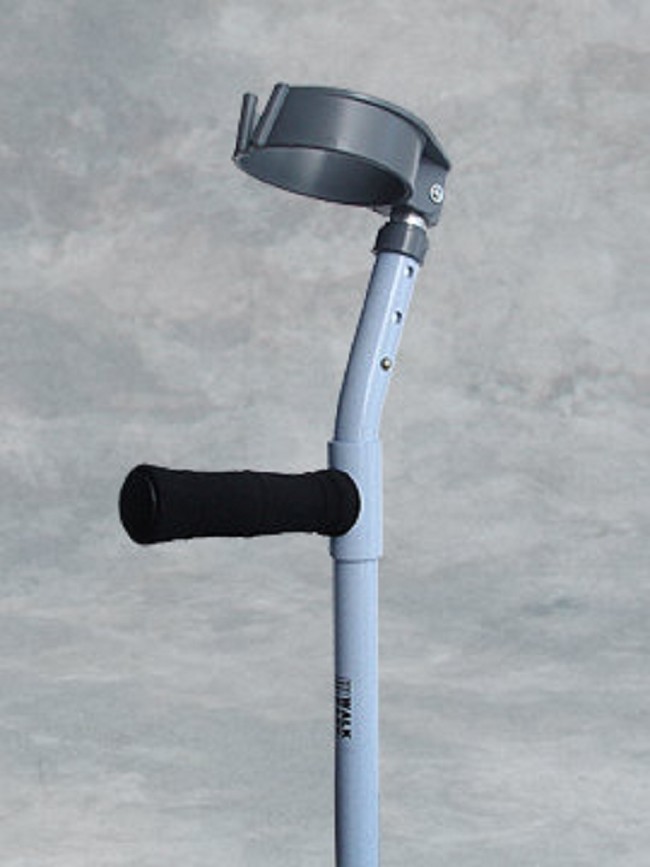 Adult Forearm Crutches With Height Adjustable Full Cuff