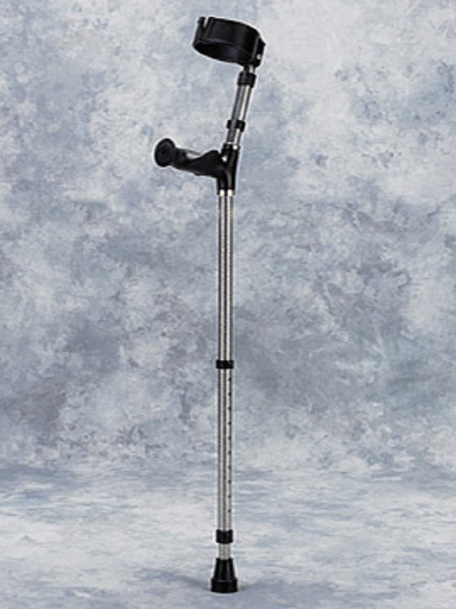 Adult Forearm Crutches With Ergonomic Grip