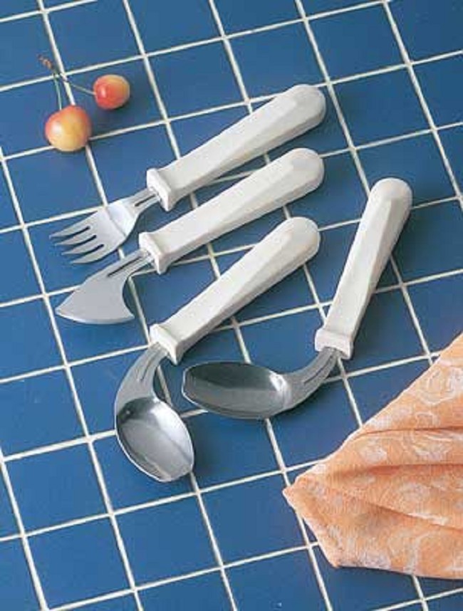 Deluxe EasyHold Kitchen Utensils for Limited Hand Dexterity