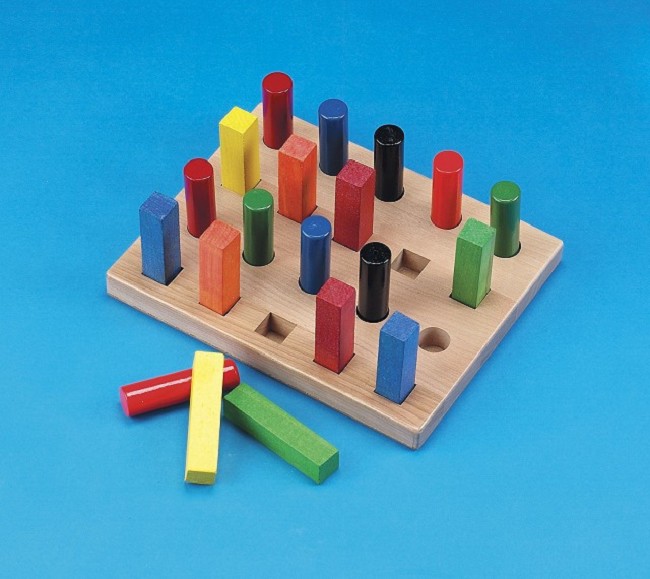 Assorted Square and Round Pegboard FREE Shipping