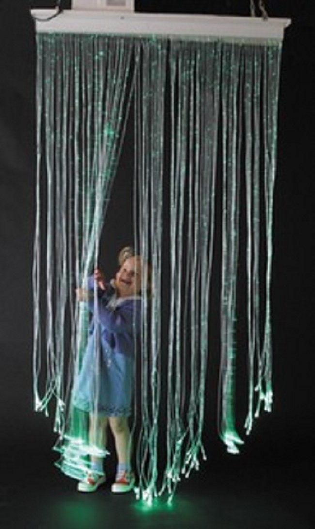 Light Up Fiber Optic Curtain for Sensory Rooms