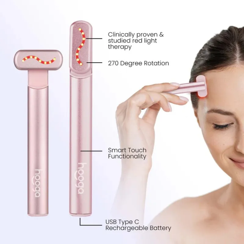 Red Light Therapy Face Wand by Hooga
