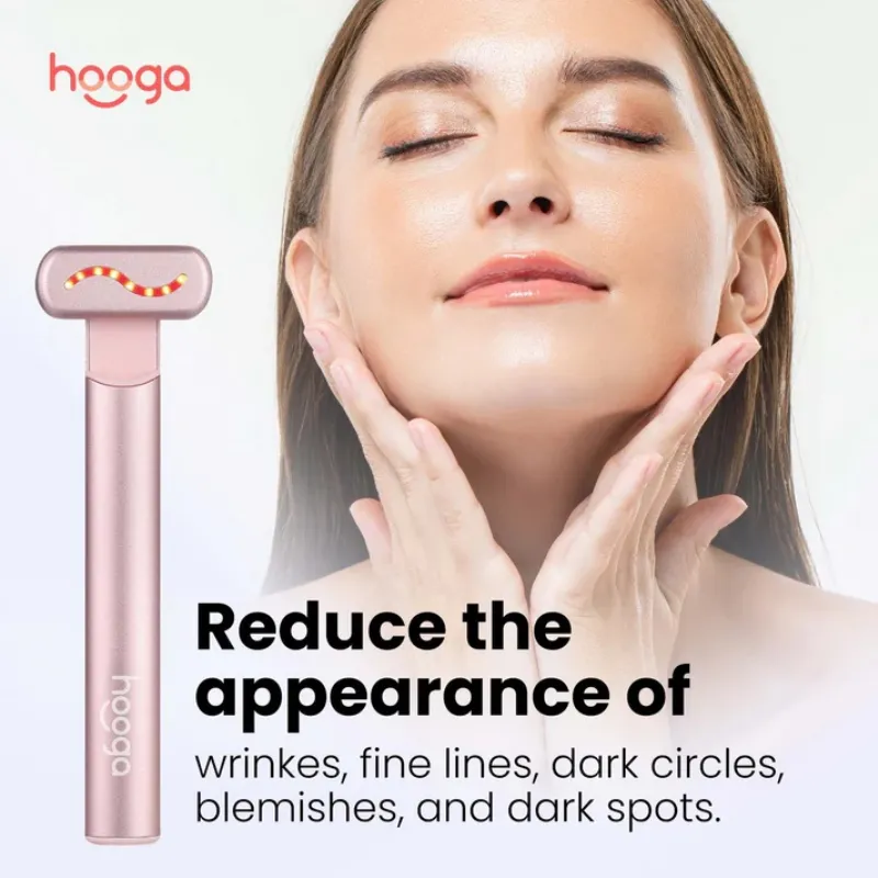 Red Light Therapy Face Wand by Hooga FREE Shipping