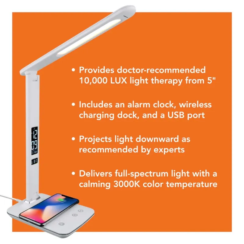 SAD Light Therapy Lamp with 10000 LUX TheraLite Radiance