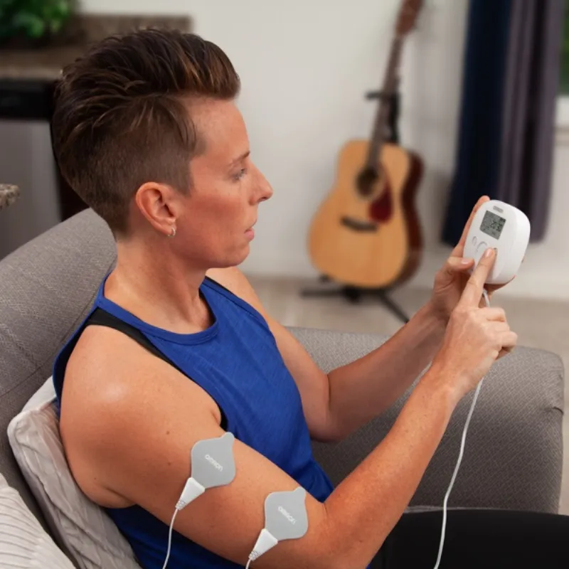TENS Unit with Heat Therapy for Numbness, Stiffness and Pain Relief