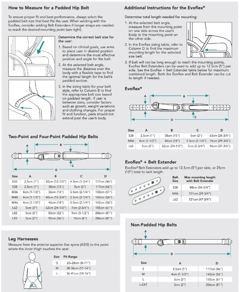 Bodypoint Evoflex Padded Pelvic Wheelchair Stabilizer Belt