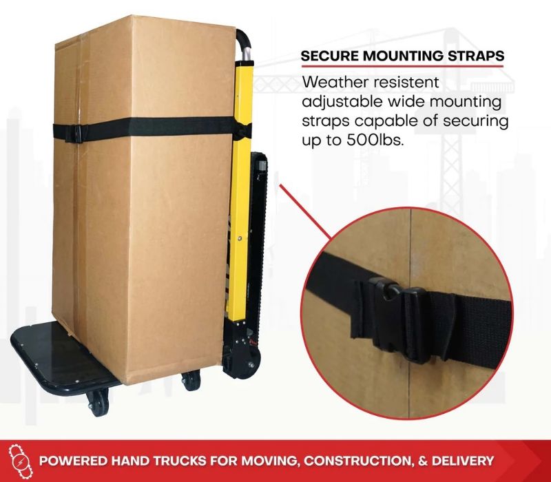 Battery Powered Stair Climbing Hand Truck with 500 lbs. Weight Capacity - Volstair HERCULES Picture