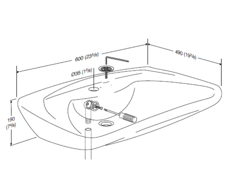 Handicap Sink Pressalit Custom Flex Height Adjustable Sink