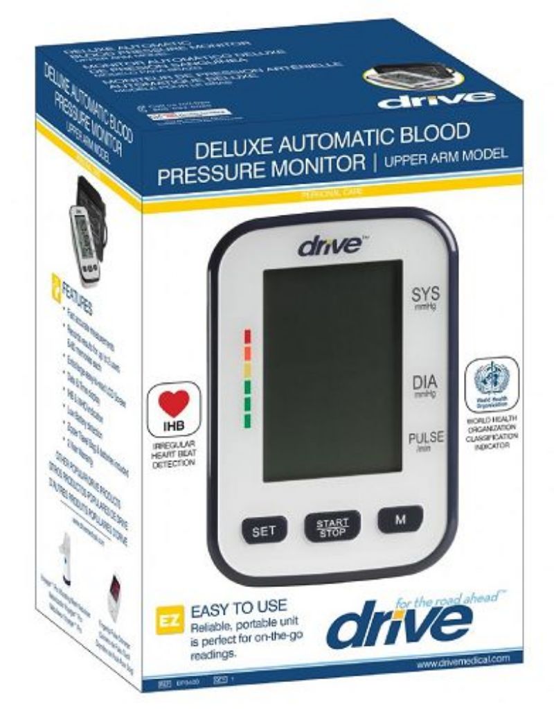 Deluxe Automatic Upper-Arm Blood Pressure Monitor by Drive Medical Picture