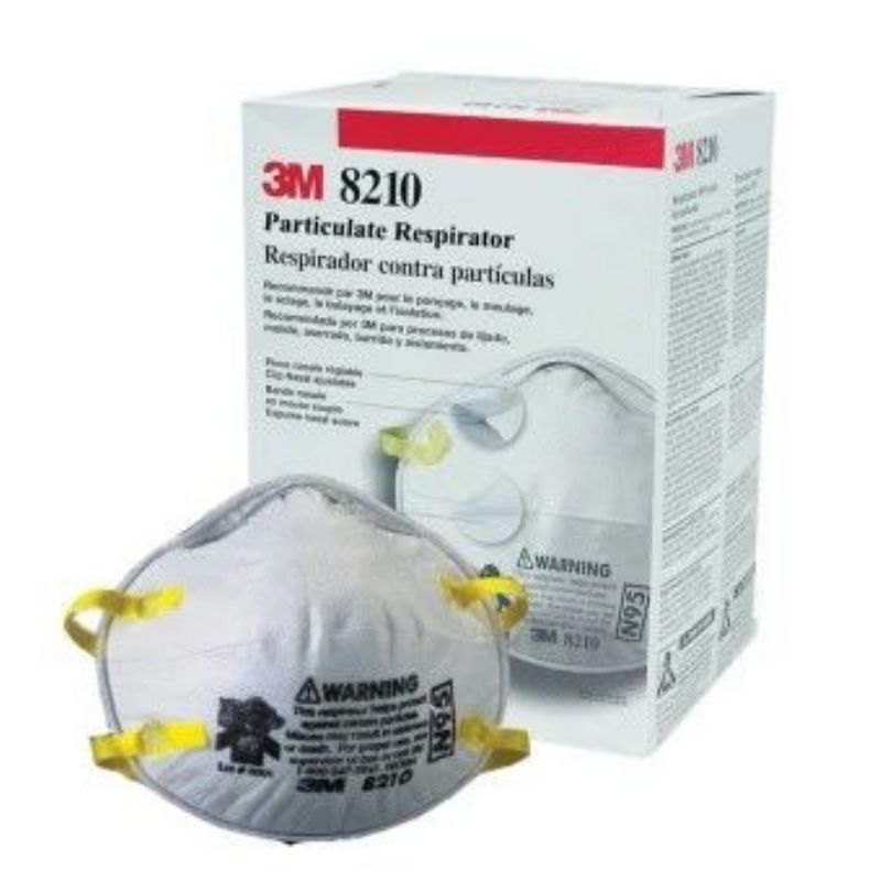 3M N95 Particulate Respirator Face Mask 8210 - Bulk Quantity (480 Masks - 24 boxes of 20)) Picture
