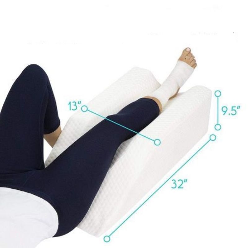 Give Your Back The Support It Deserves With This Memory Foam Lumbar Pillow  For $32