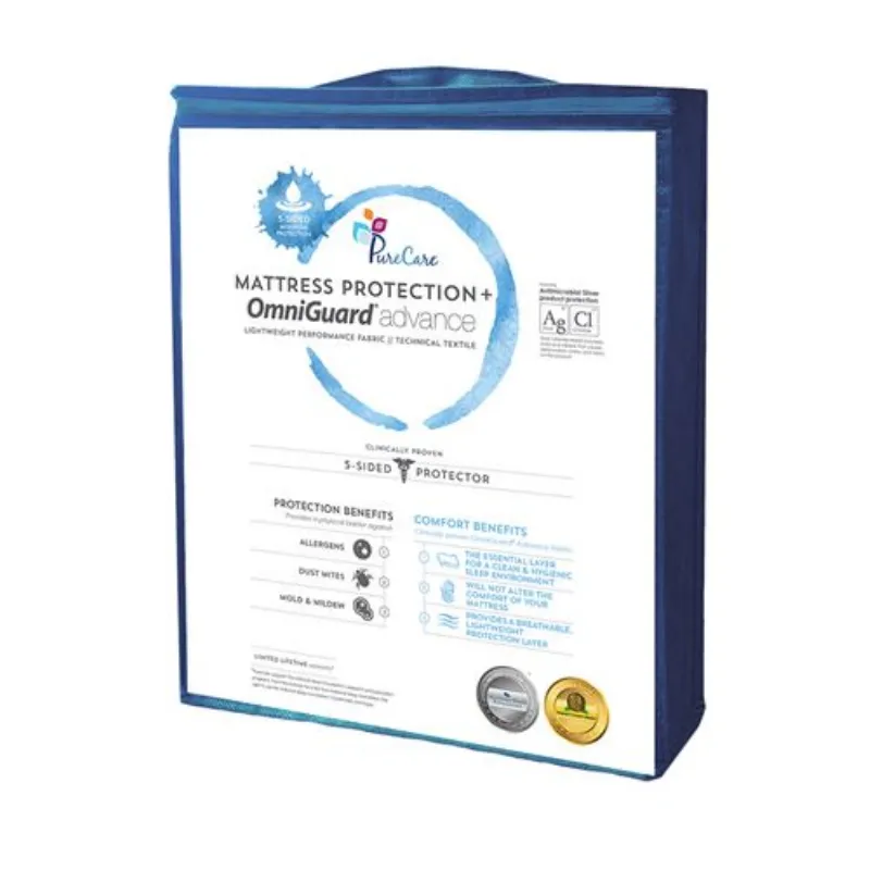 Antimicrobial Waterproof 5Sided Mattress Protector by PureCare
