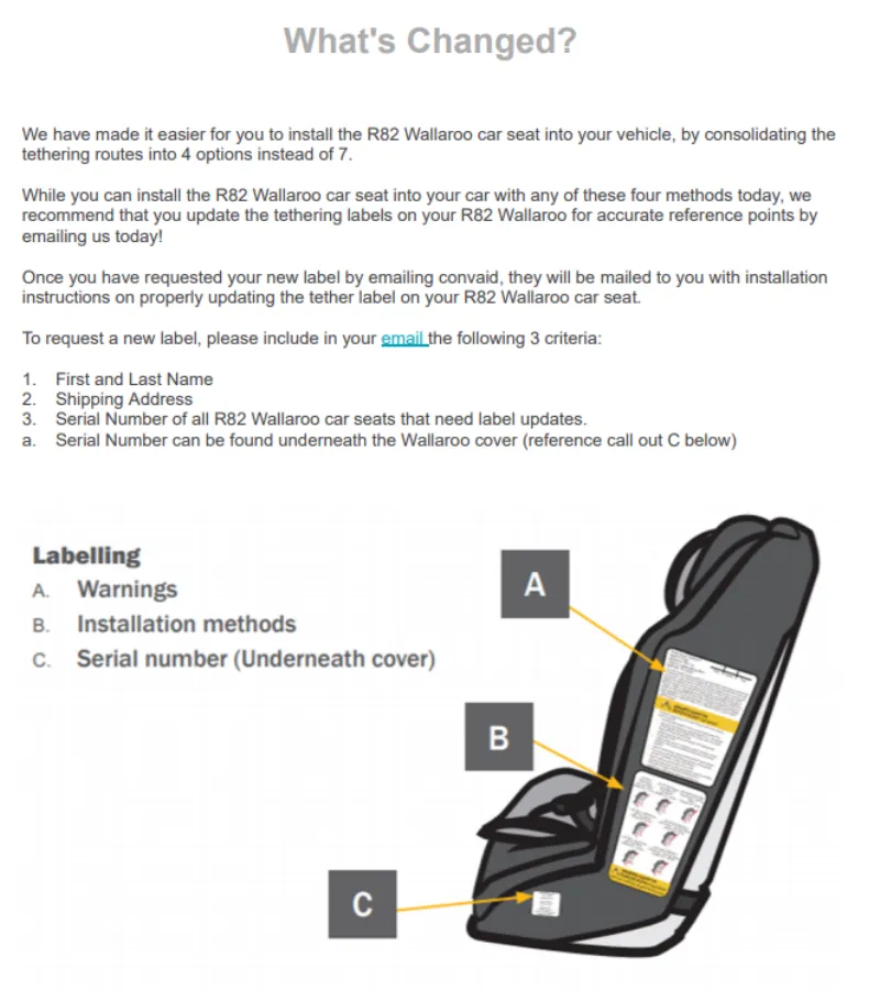 Wallaroo Special Needs Car Seat by R82 FREE Shipping