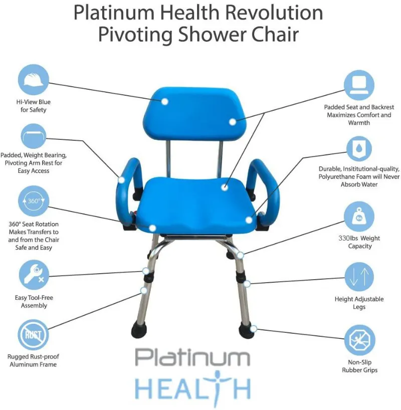 Platinum Health Revolution Swivel Shower Chair