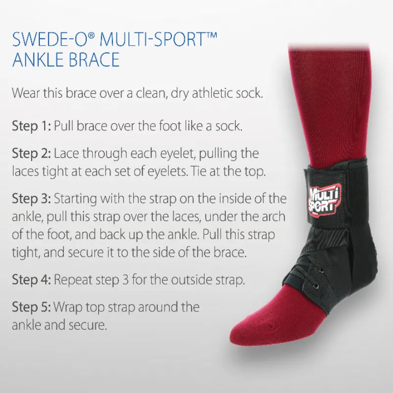 SwedeO MultiSport Ankle Brace