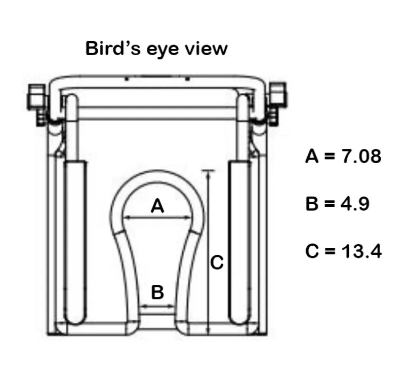 Shower Buddy RollIn Buddy Lite Shower Commode Chair