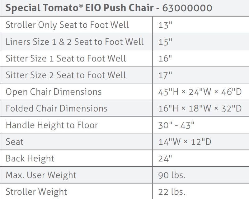 Special Tomato EIO Push Chair Stroller Picture