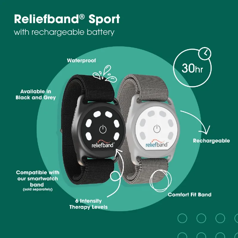 Reliefband Sport AntiNausea and Motion Sickness Wristband