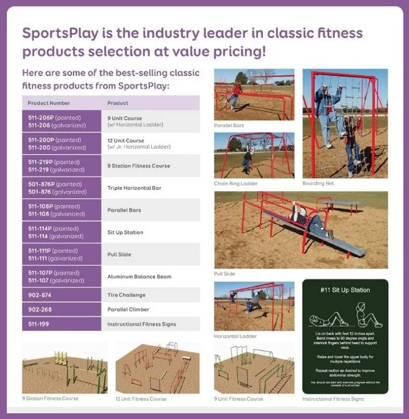 Playground Monkey Bars for Schools by SportsPlay