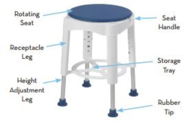 Drive Medical Swivel Seat Shower Stool FREE Shipping