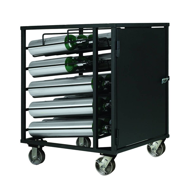 Layered Stacking Oxygen Cylinder Racks by Responsive Respiratory