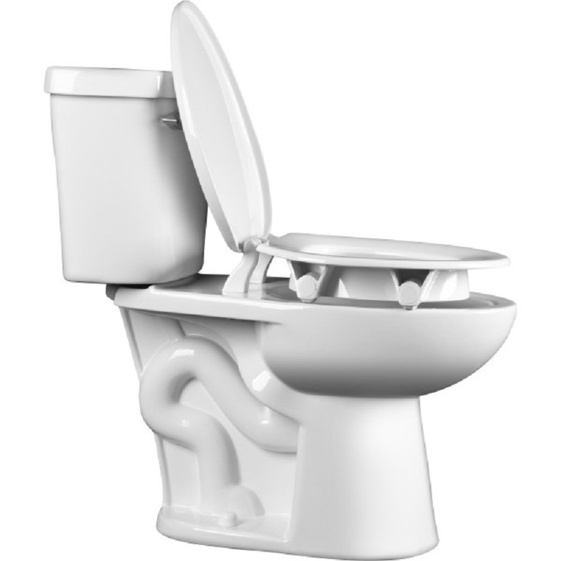 Clean Shield Elevated Toilet Seat by BEMIS (Support Arms optional)