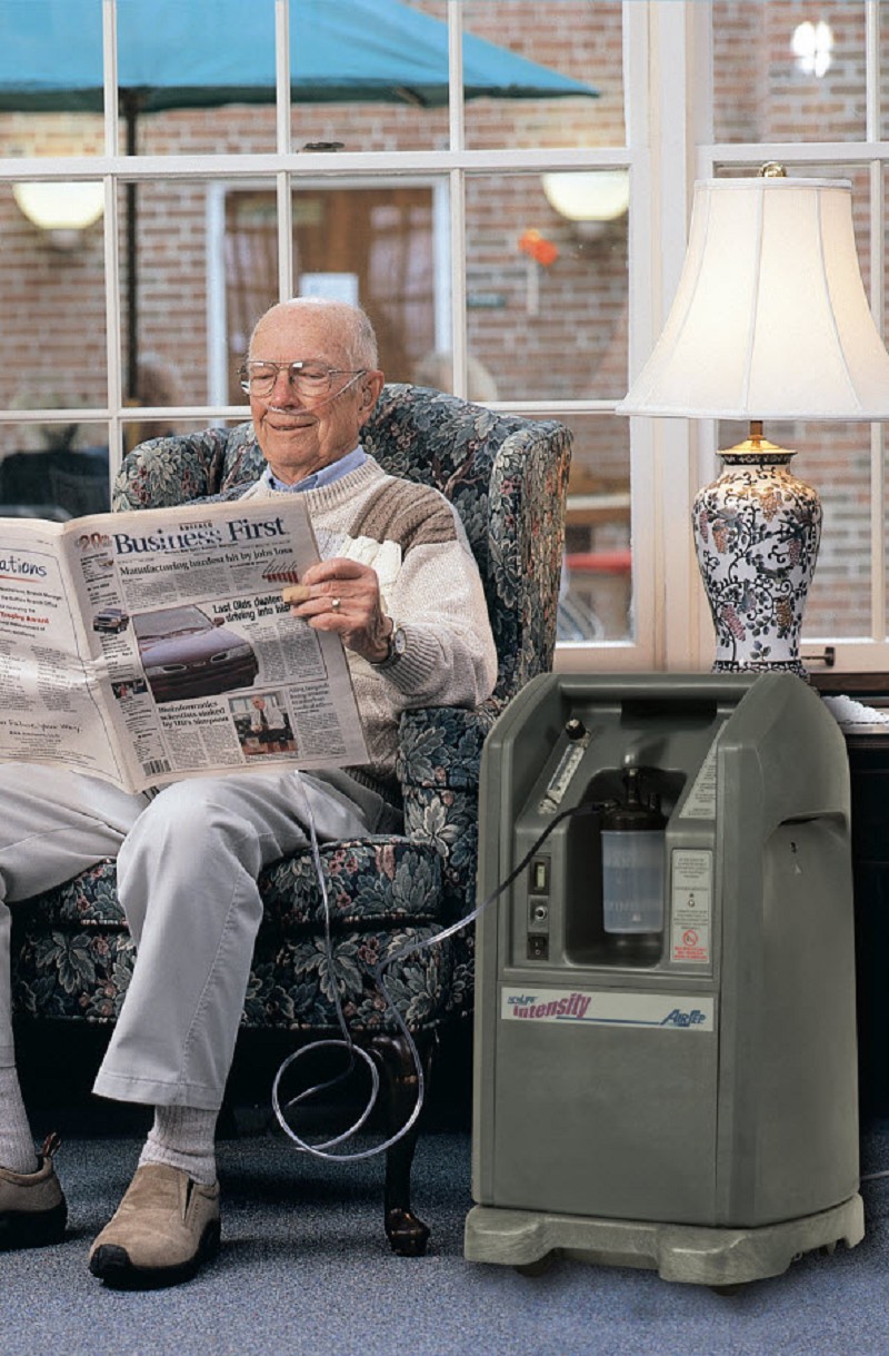 AirSep New Life Intensity 10-LPM Stationary Oxygen Concentrator by