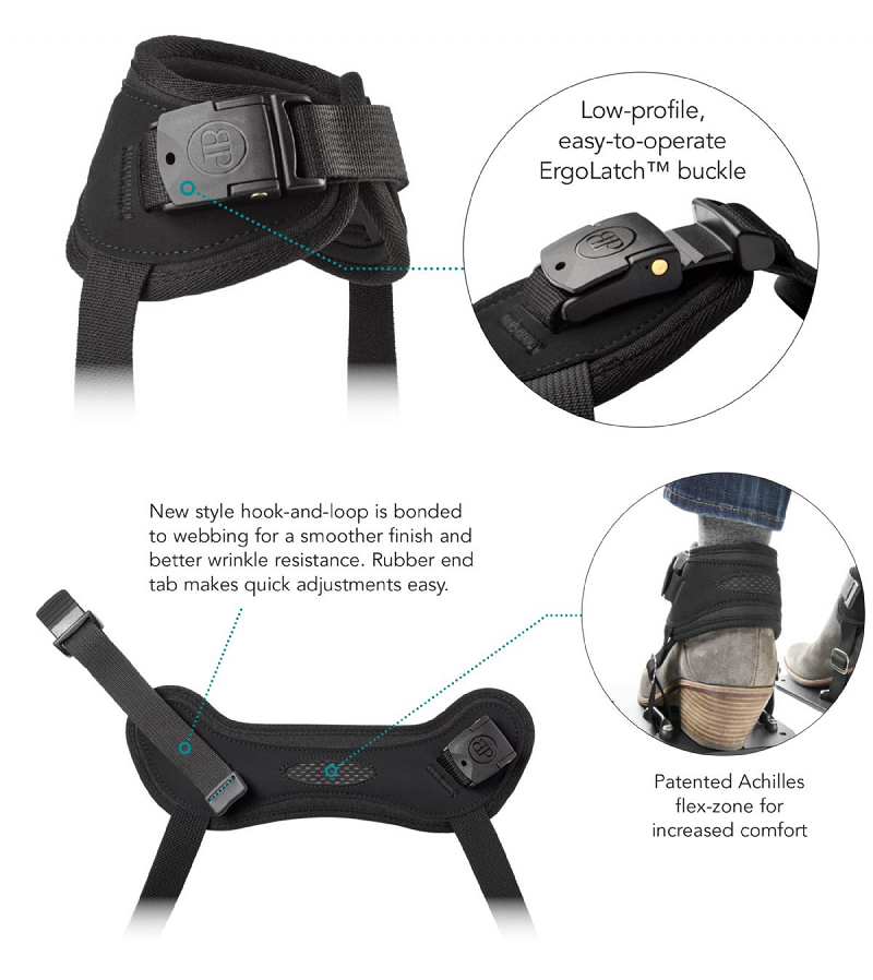 Bodypoint Ankle Huggers Support Straps For Wheelchair Positioning